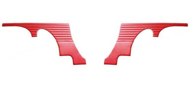 Heckverkleidung für Volvo 1800, Baujahr 1963, rot