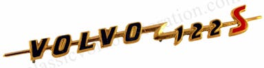 Emblem „Volvo 122S“ für Volvo Amazon