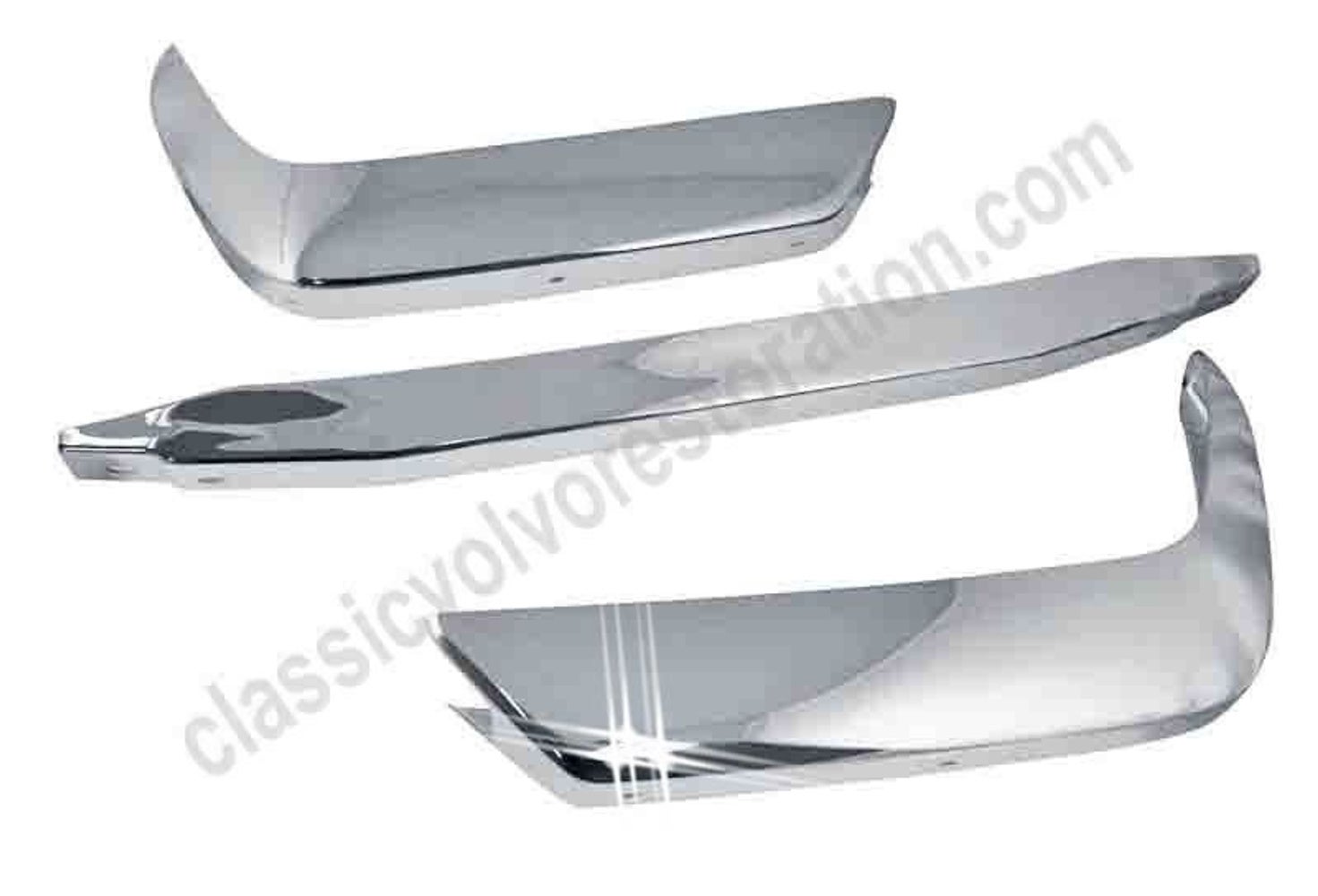 Stoßfängersatz Chrom vorn/hint