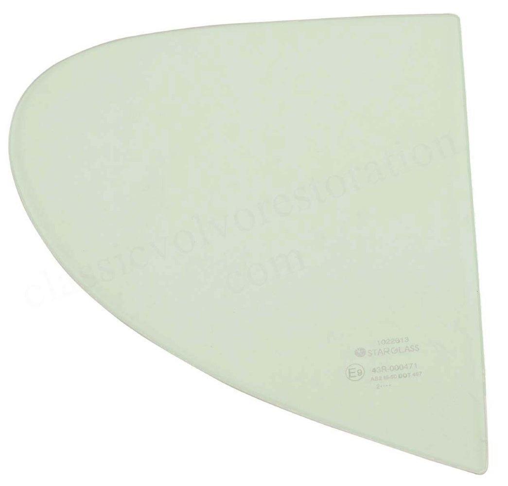 Seitenscheibe hinten links grün