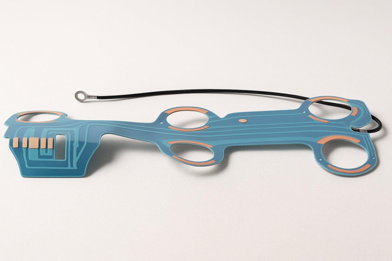 Rückseite der Leiterplatte für Volvo 740, 760 (1982–89), rechts