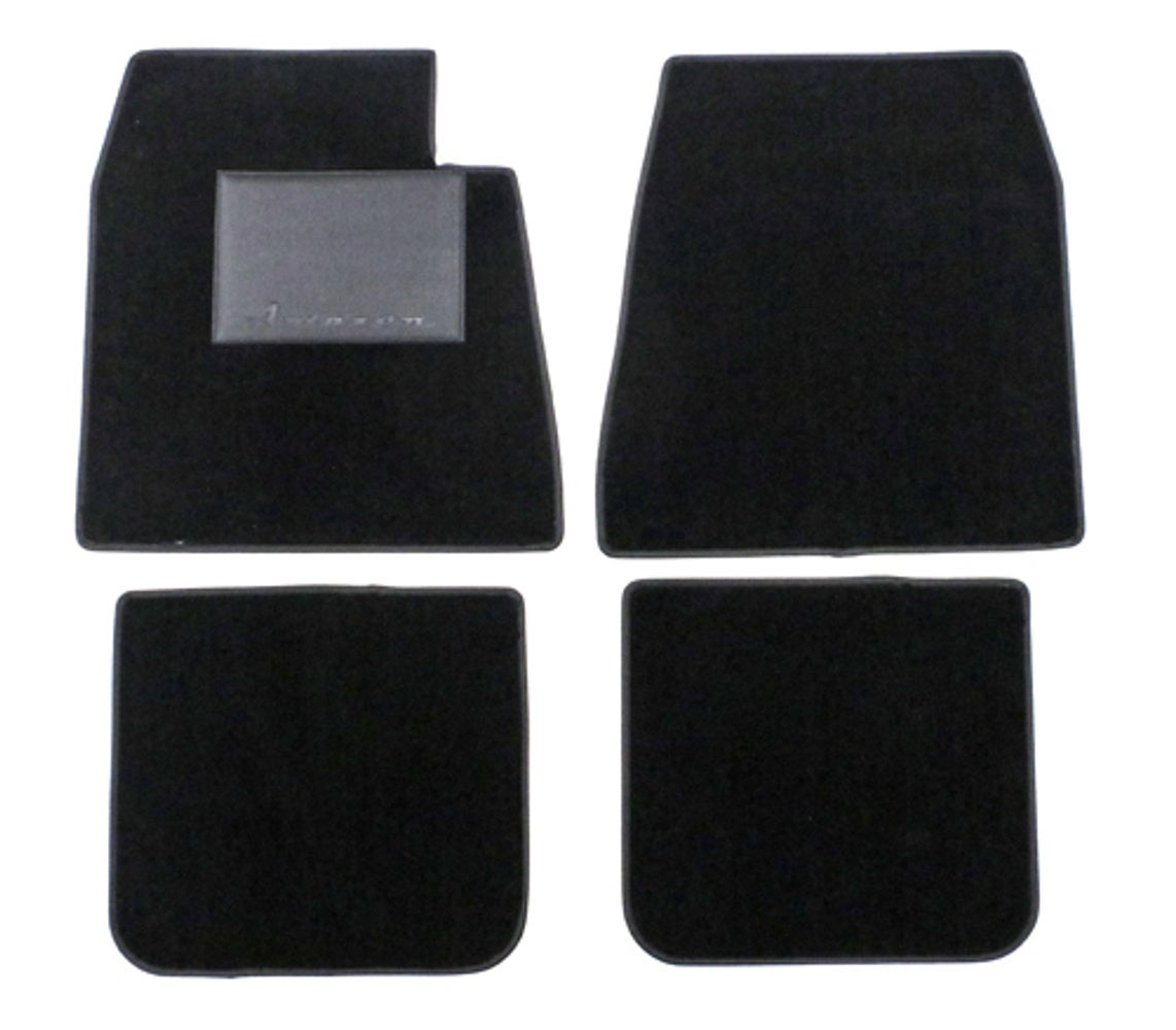 Teppichset Zubehör für Volvo Amazon B16 1957-61, schwarz