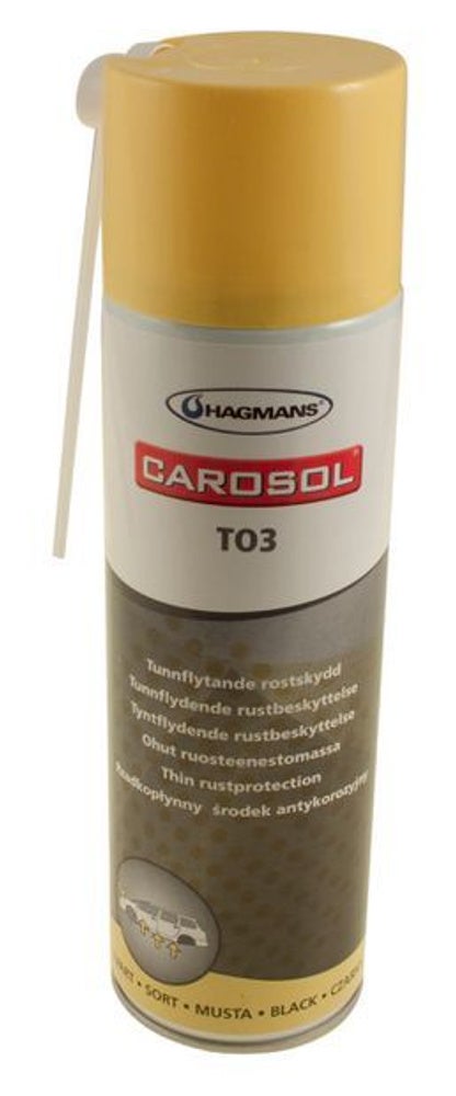 Rostschutzspray dünnflüssig schwarz TO3 500 ml — bild 1 av 2