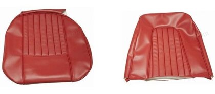 Vordersitzbezug Volvo 1800 1963 rot Leder