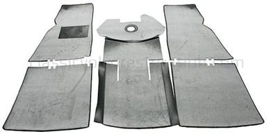 Teppichsatz für Volvo PV444, graues Textil