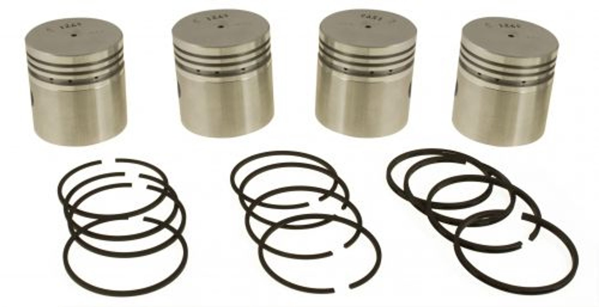 Kolbensatz mit Kolbenringen B4B-Standard für Volvo PV444, Duett