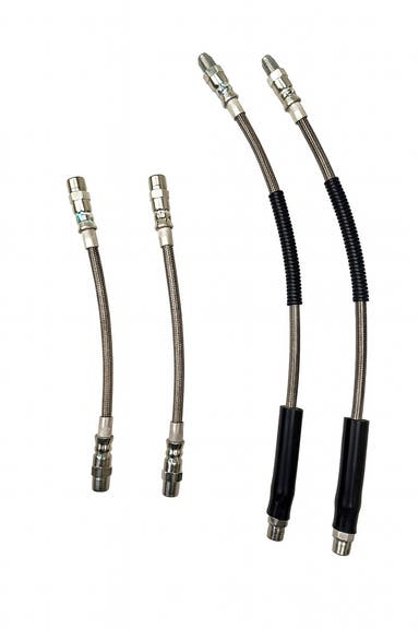 Bremsschlauchsatz für Volvo 850, S70, V70, C70, 2WD -16", metallummantelt