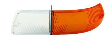 Blinkerglas gelb/weiß für Volvo 164, links