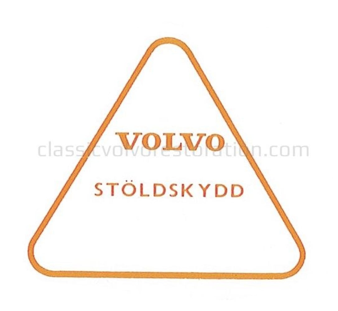 Aufkleber Diebstahlschutz