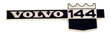 Emblem "144 B20A" Kotflügel für Volvo 144 1971-72