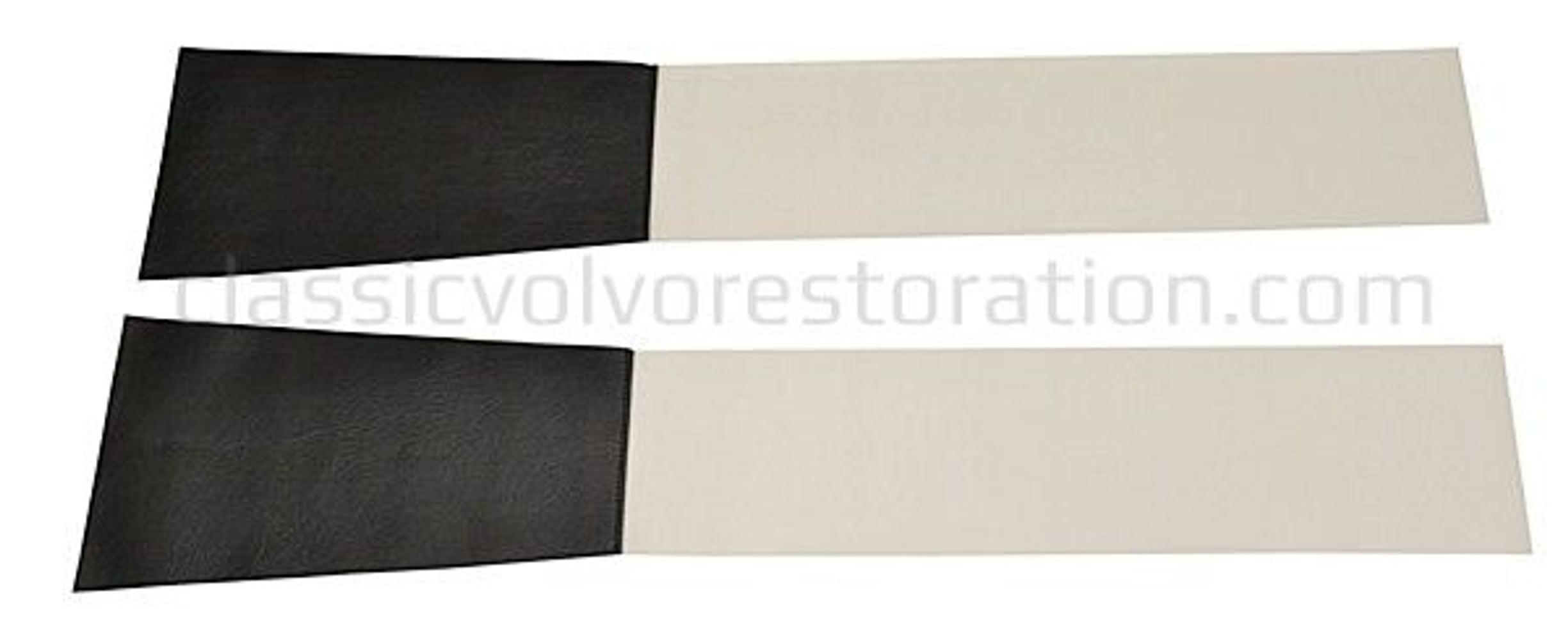 B-Säulenverkleidung für Volvo Amazon 1958-60, beige/schwarz — bild 2 av 2