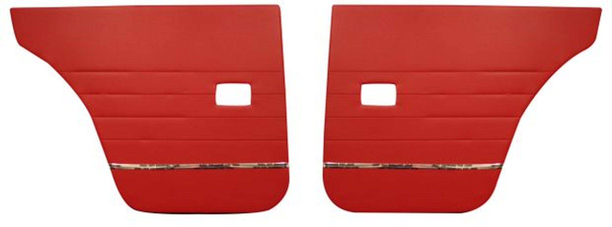 Türverkleidung hinten rot