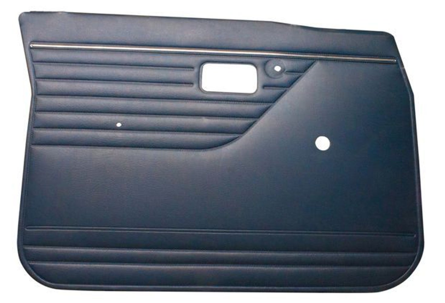 Türverkleidung vorne links für Volvo 144, 145, Baujahr 1970, blau.