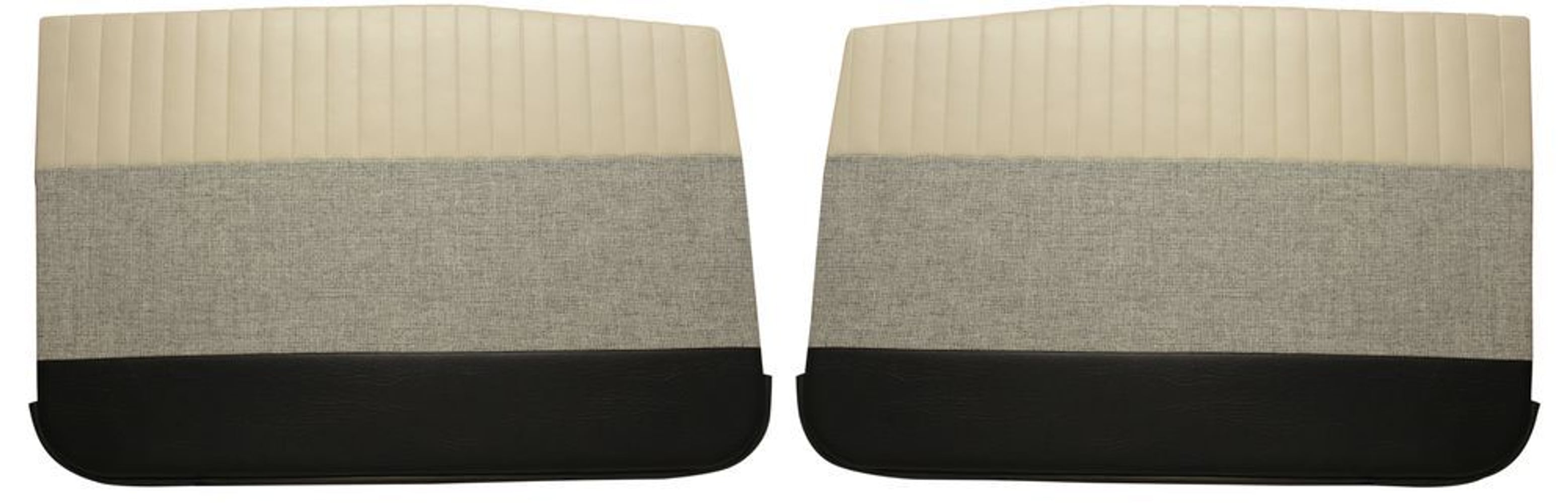 Vordere Türverkleidungen für Volvo Amazon 4-Türer 1959-60, beige/grau/schwarz