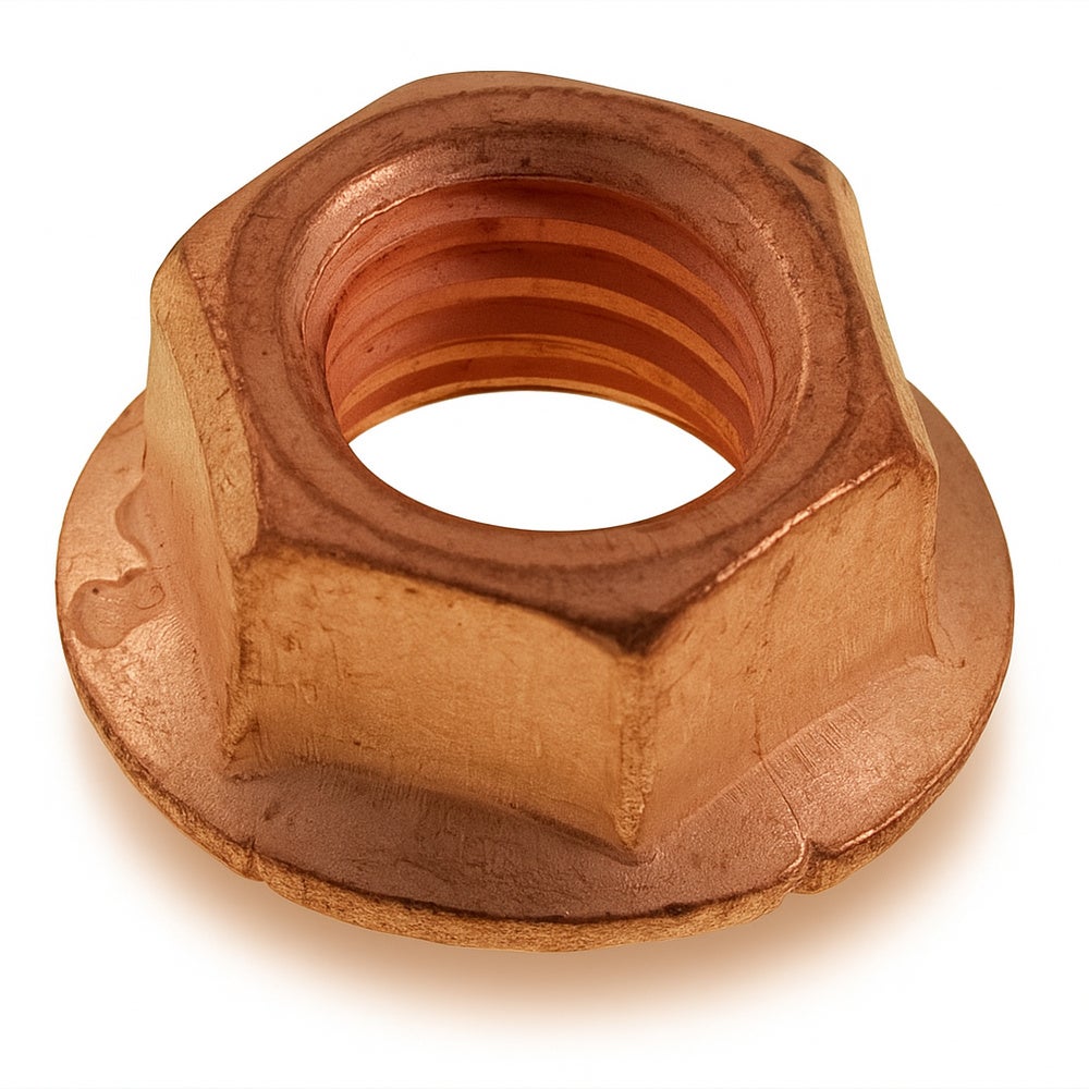 UNC 3/8-16x5/16" (7,5 mm) Mutternverteiler aus Kupfer für Volvo Amazon und Amazon Kombi — bild 1 av 2