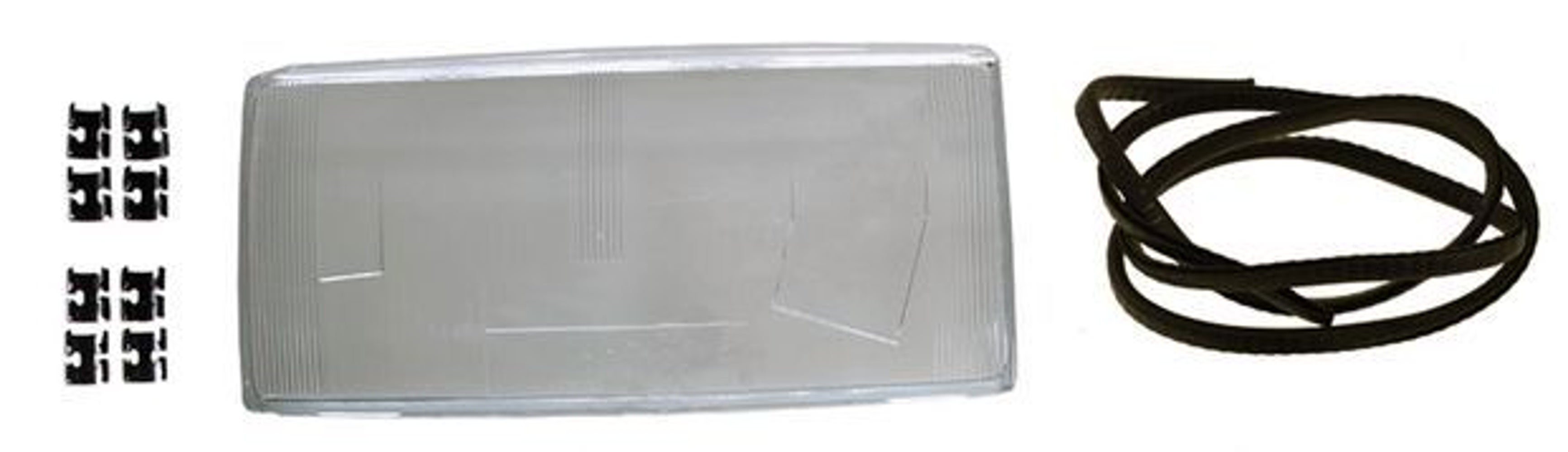 Glasscheinwerfer für Volvo 740, 760, Baujahre 1982–89, links