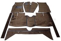 Fußmattensatz braun Textil