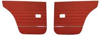 Türverkleidung hinten rot