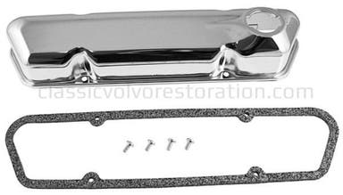 Ventildeckelsatz für Volvo B18, B20 1965-76, verchromt