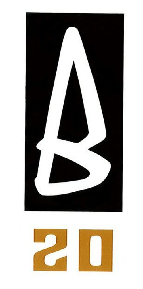 Aufkleber B20 Heckscheibe