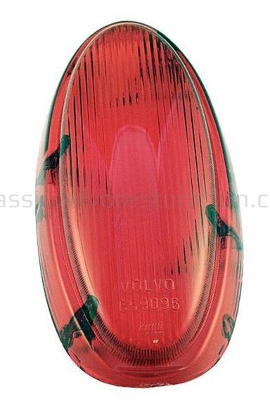 Rücklichtglas rot für Volvo Amazon, 1957-62