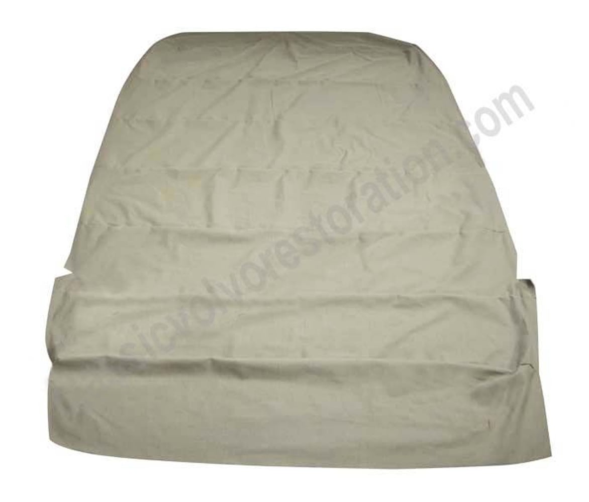 Dachhimmel Flausch grauer Stoff