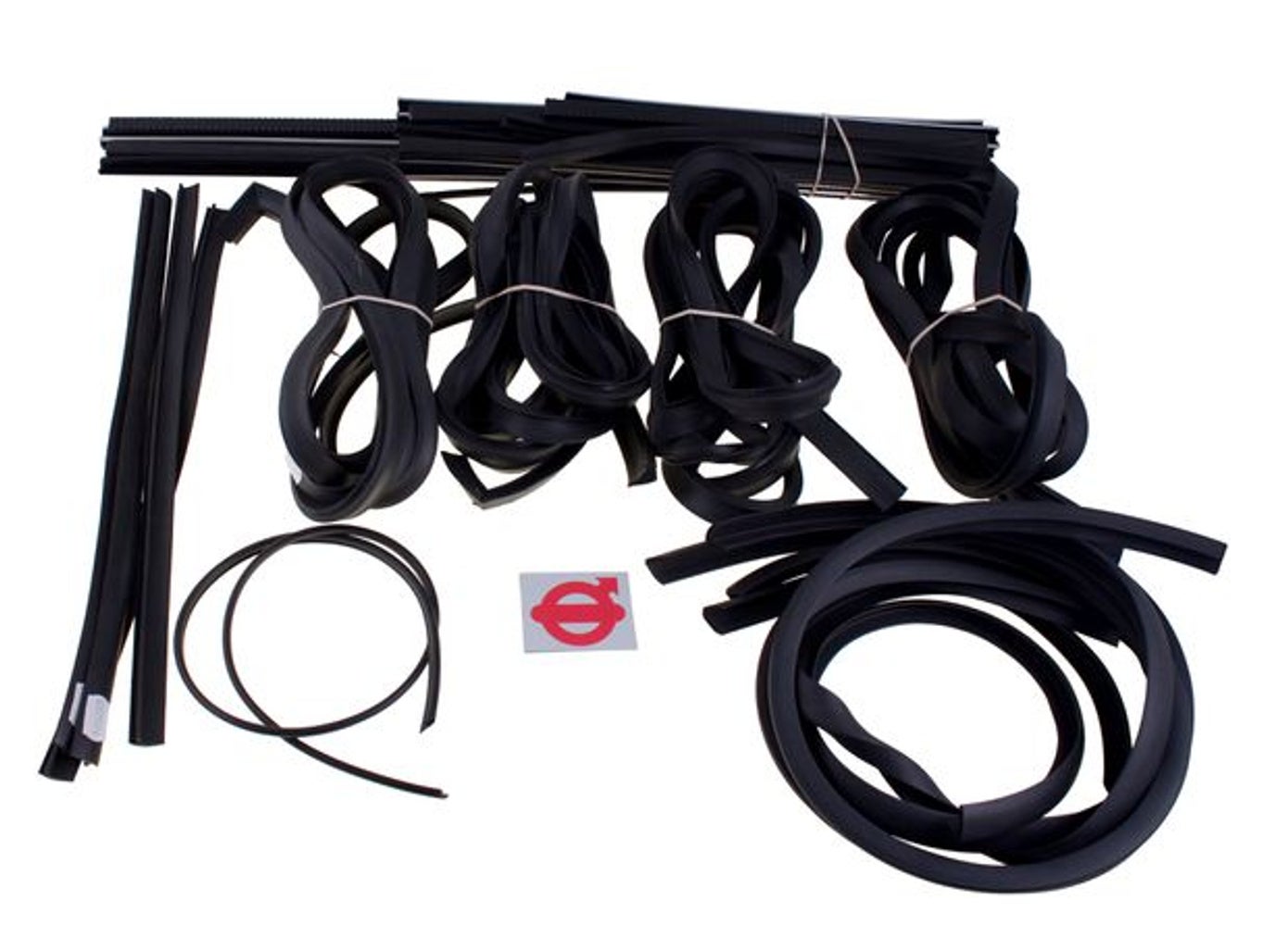 Gummi- und Führungsschienensatz für Volvo Amazon 4D ohne Textilleisten