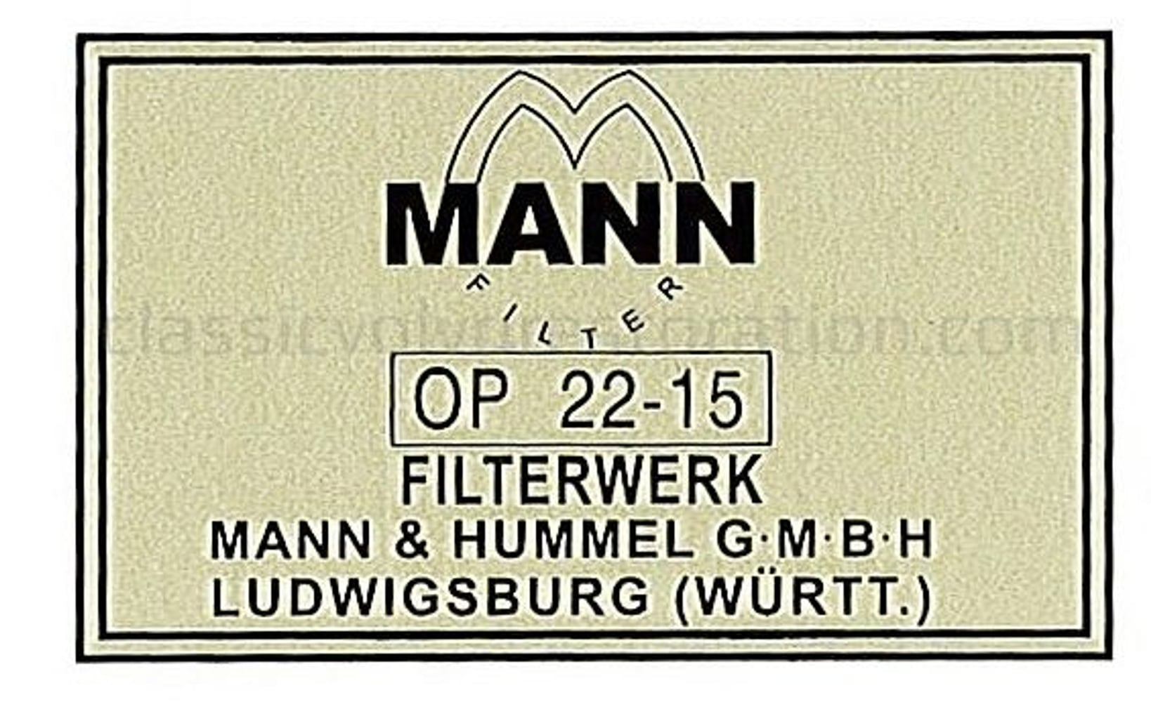 Aufkleber Ölfilter Volvo B4B