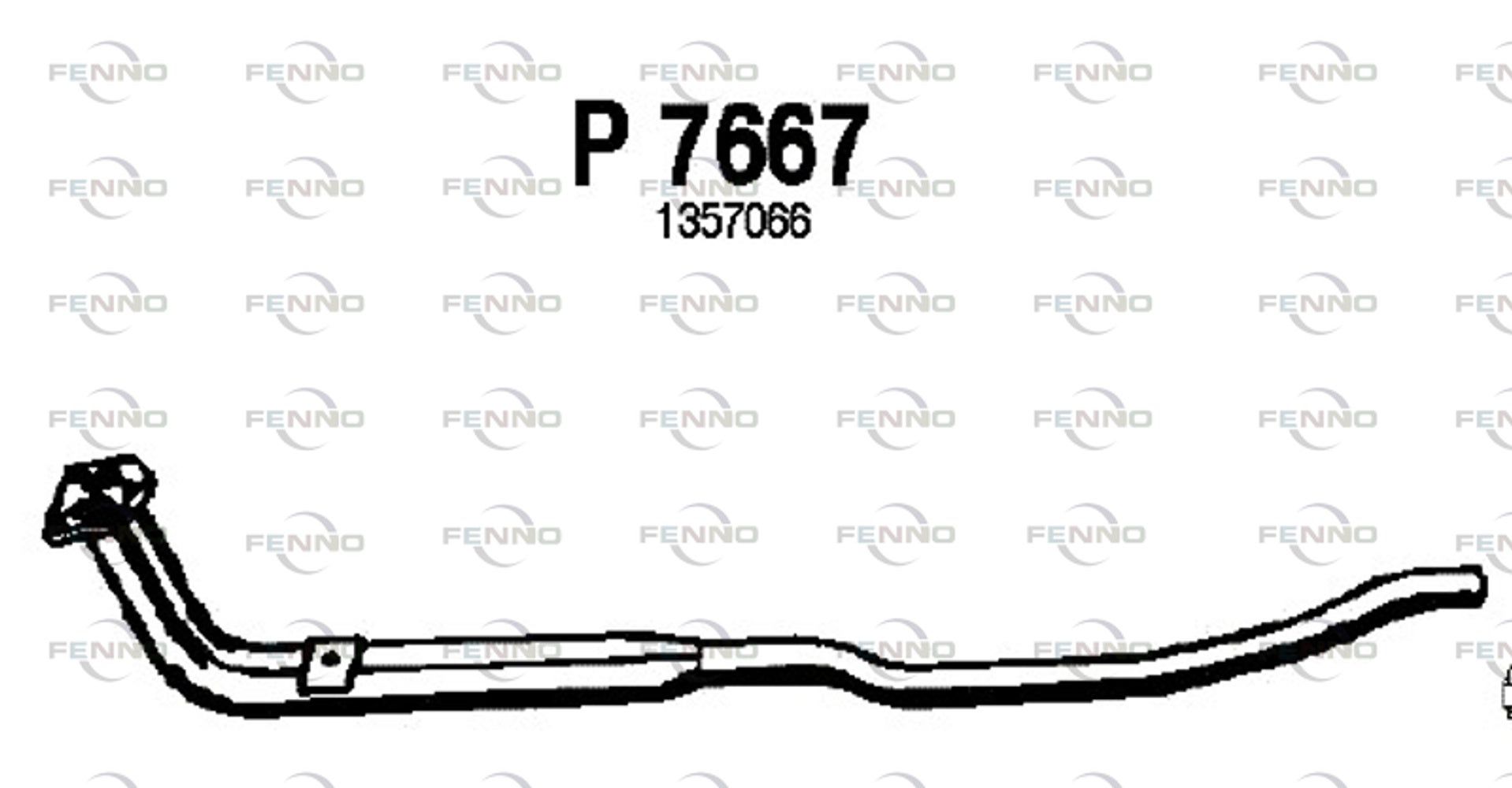 Auspuffrohr für Volvo 240, 245, 260, 265