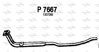Auspuffrohr für Volvo 240, 245, 260, 265
