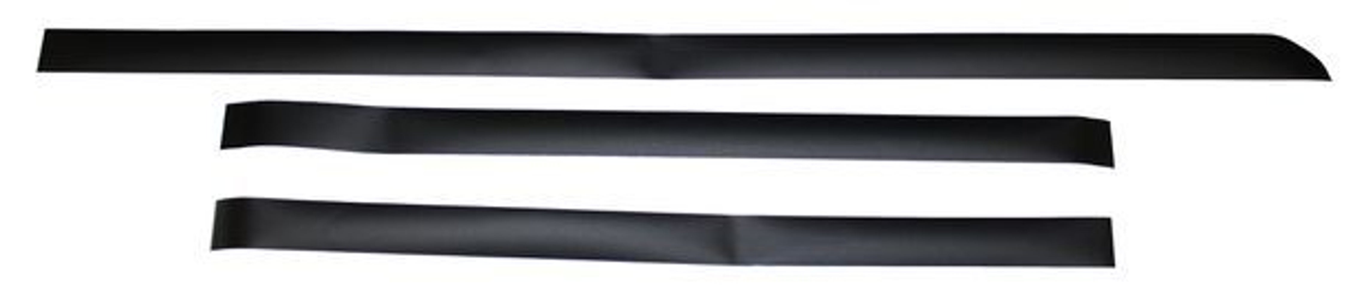 Aufklebersatz unterhalb der Seitenscheiben, schwarz, für Volvo 245, rechts