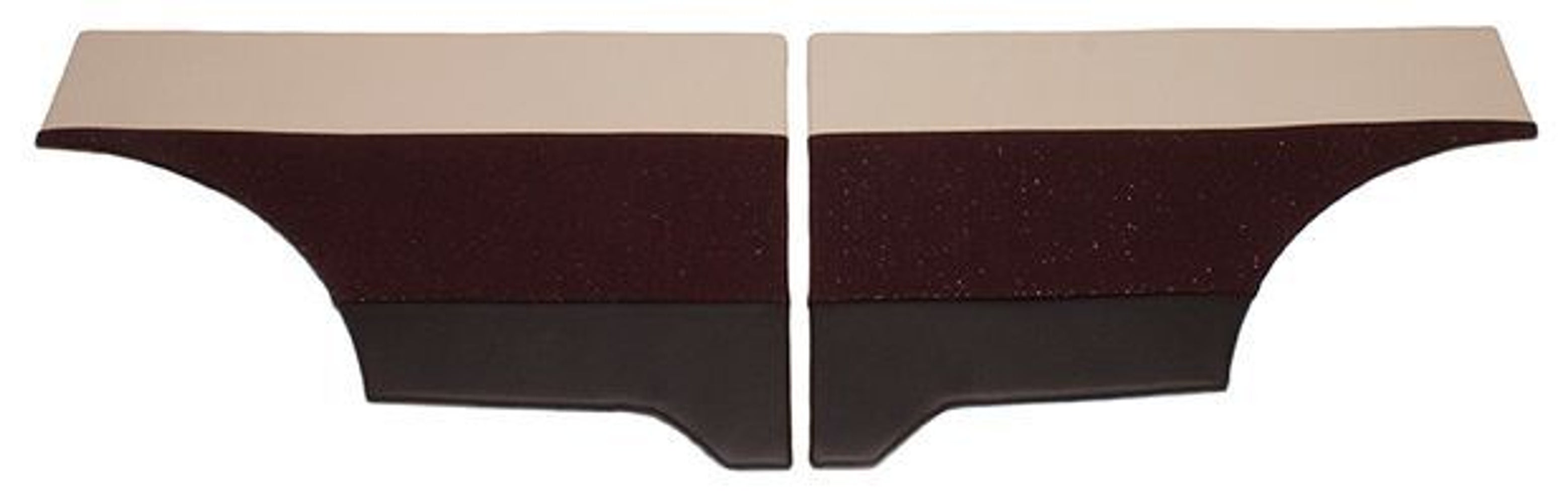 Heckverkleidung für Volvo Duett 1958-60, rot/beige/schwarz