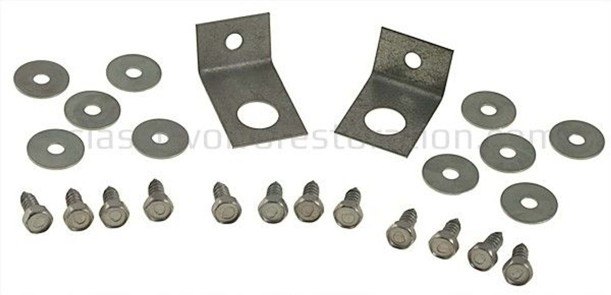 Montagesatz Schmutzfänger Volvo PV hinten