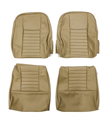 Vordersitzbezüge für Volvo 1800, 1800E, 1800ES, beige/braun