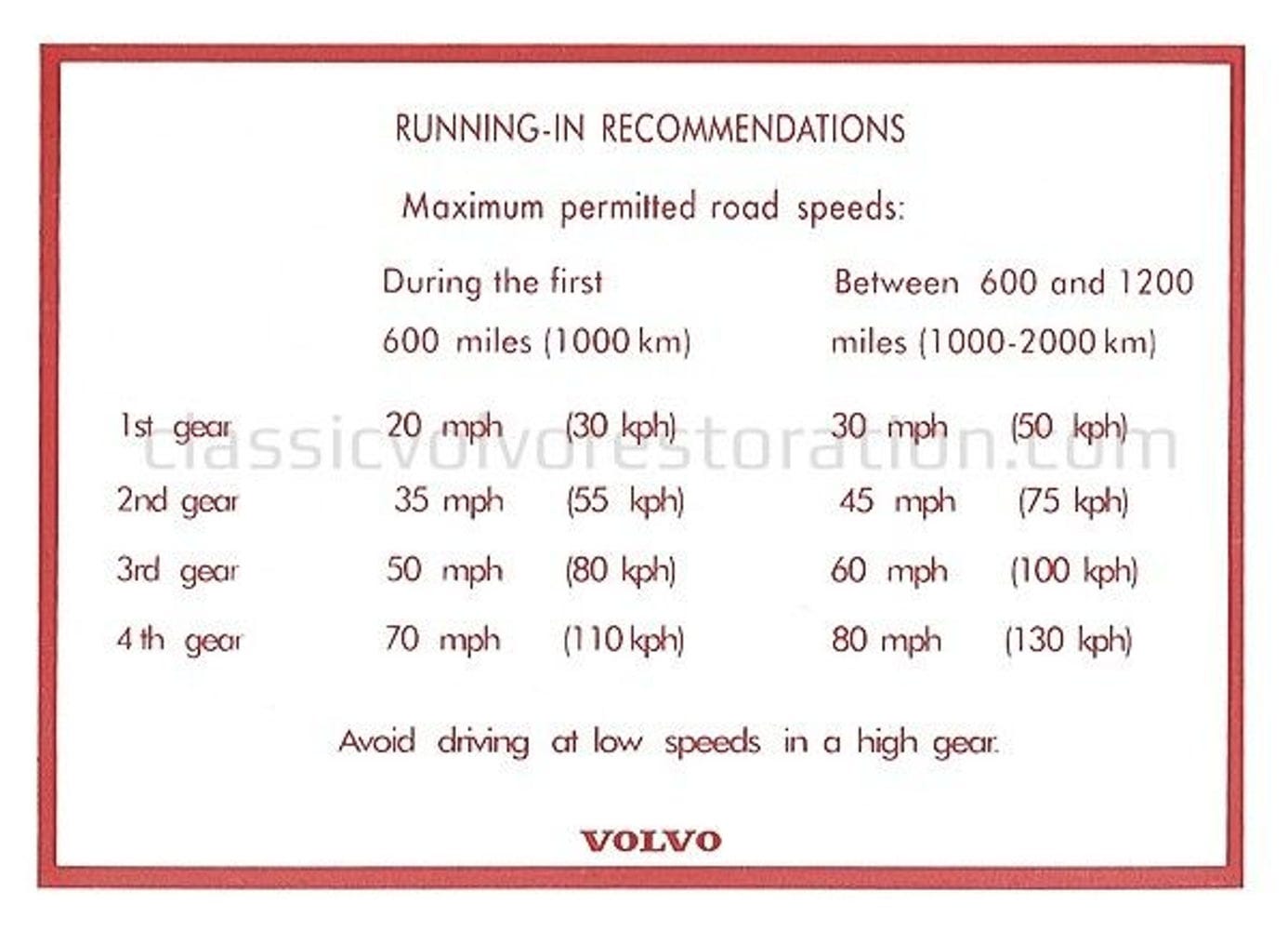 Aufkleber-Einlauf für Volvo Amazon, 140 — bild 2 av 2