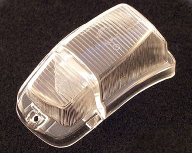 Blinkerglas für Volvo Amazon, weiß/weiß, links