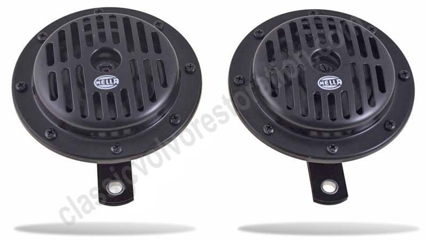 Signalhorn 12V Hella schwarz für Volvo PV544, Duett