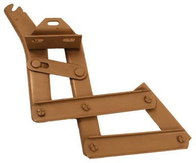 Scharnierhälfte für Gepäckraumdeckel für Volvo 140, 164, 240 - 1978, links