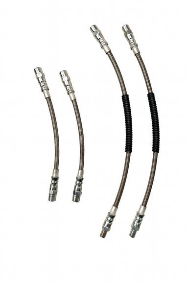 Bremsschlauchsatz für Volvo 850, S70, V70, C70, 2WD -15", metallummantelt