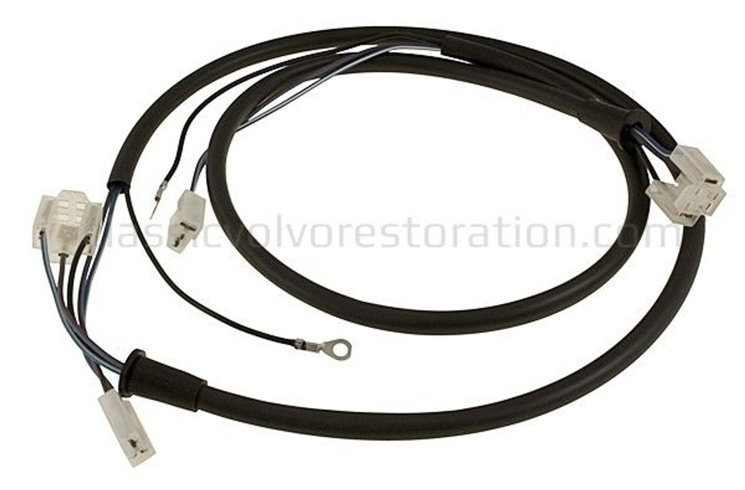 Scheinwerferverkabelung für Volvo 1800E, 1800ES, Kabel im 90°-Winkel zueinander — bild 2 av 2