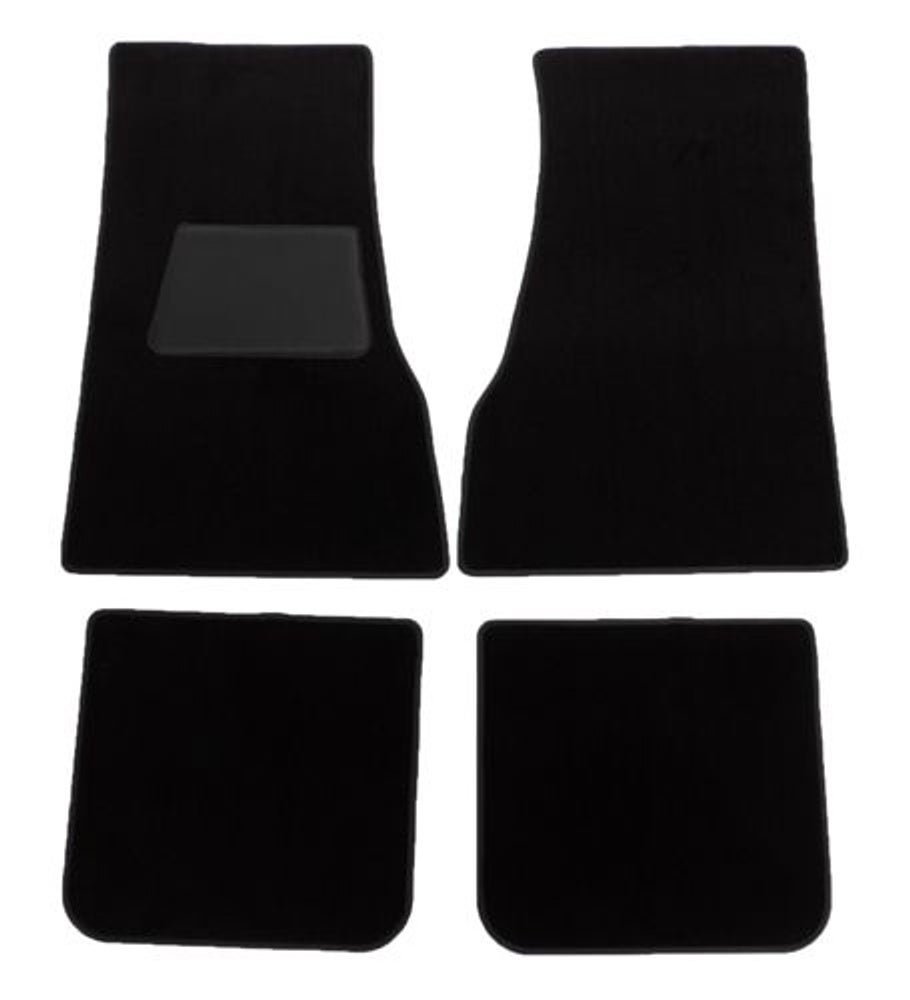 Teppichset für Volvo 140 (1973–74), schwarzes Textil