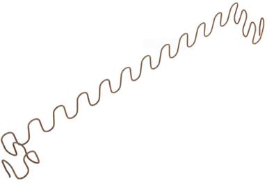 Innere Sitzlehnenfeder für Volvo PV544, Duett 1962-