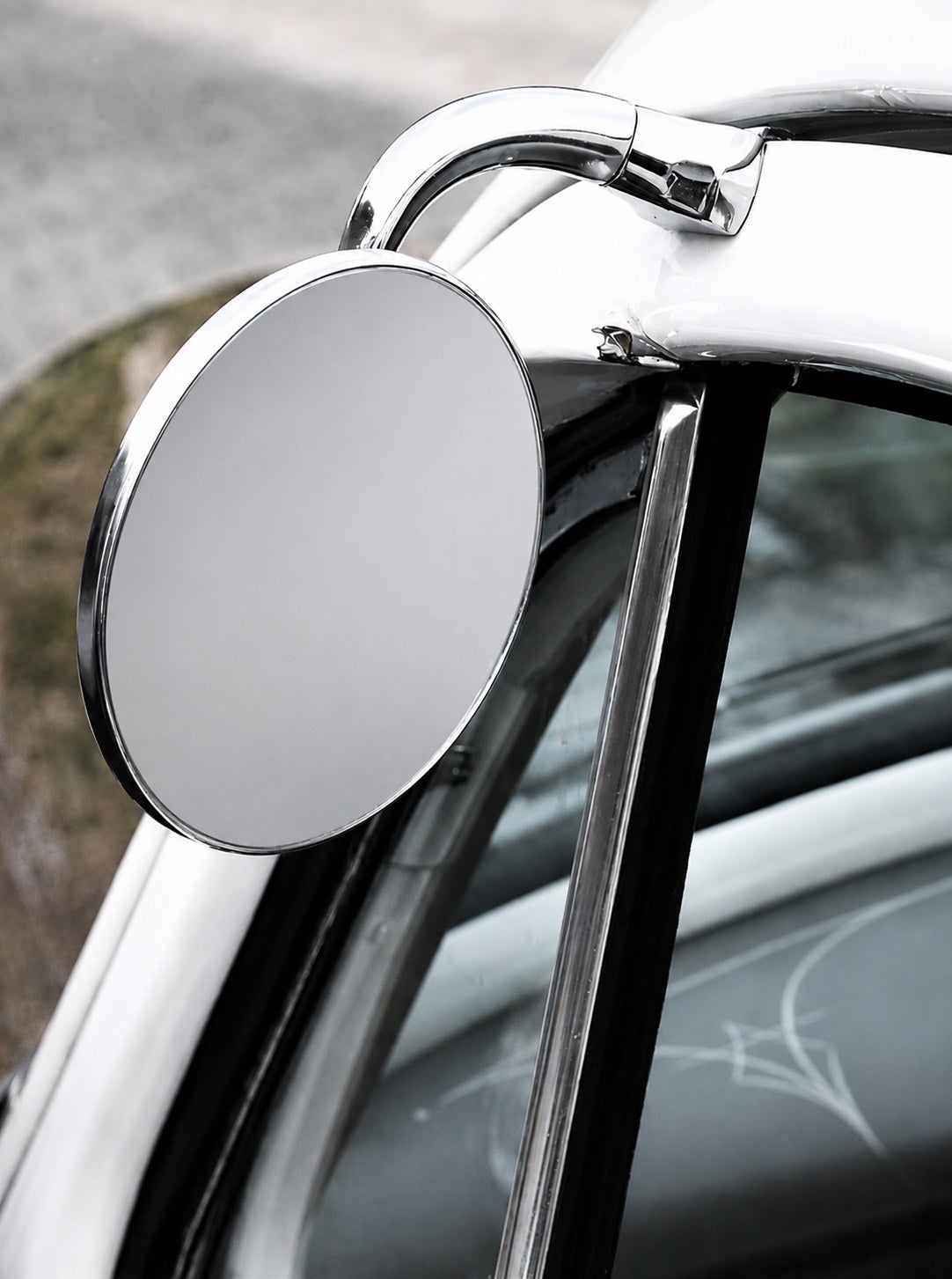 Außenspiegel zur Türmontage – Peep Mirror 4" – Volvo PV 444, 544