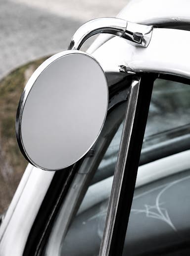Außenspiegel zur Türmontage – Peep Mirror 4" – Volvo PV 444, 544