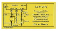 Aufkleber-Laderelais 6V — bild 2 av 2