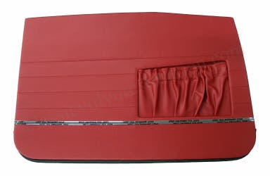 Vordere Türverkleidungen für Volvo Amazon 4-Türer, Amazon Kombi, 1962-63, rot