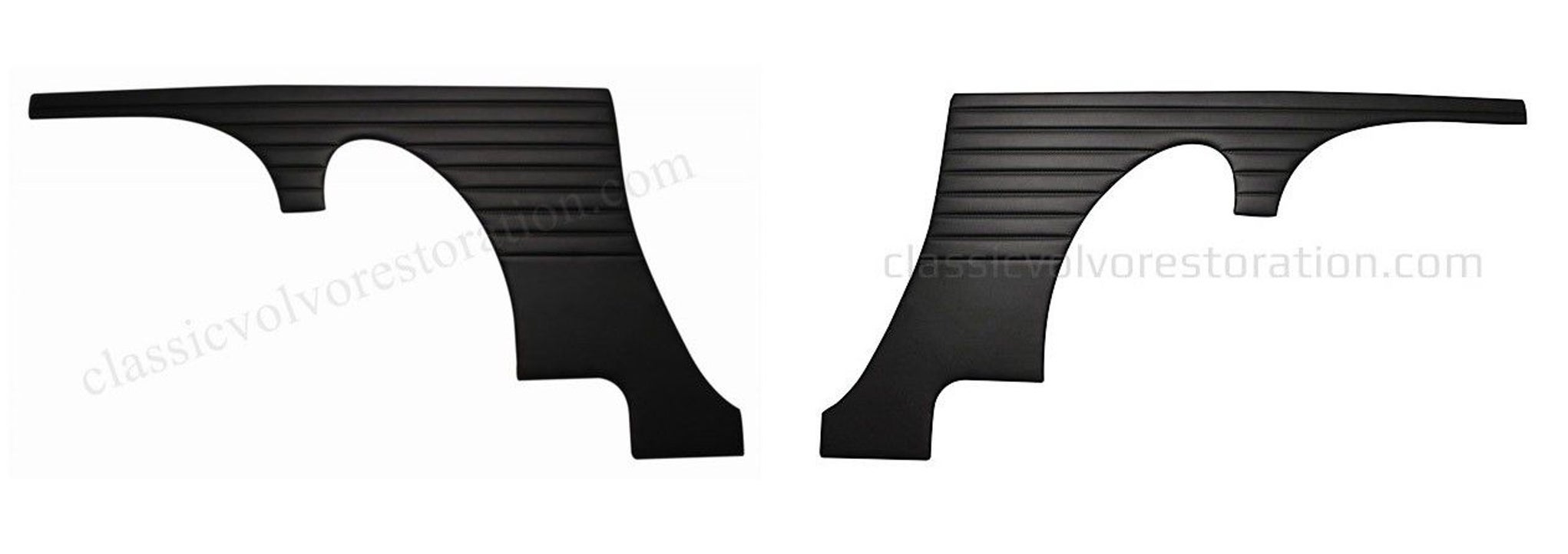 Verkleidung Rückseite schwarz