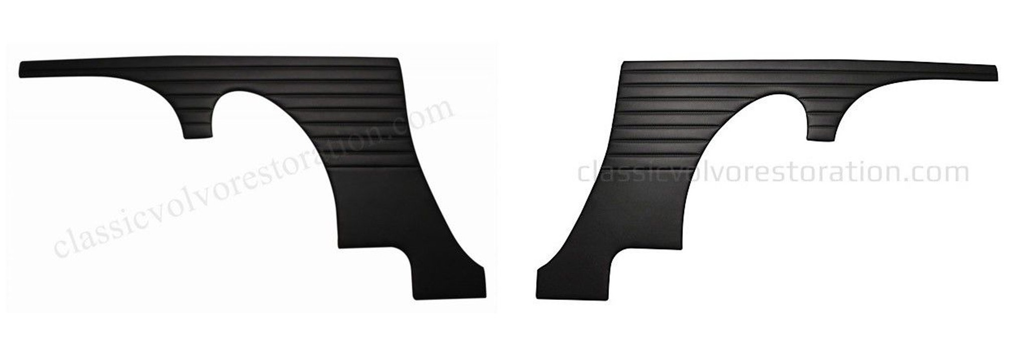 Verkleidung Rückseite schwarz