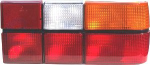 Rückleuchtenglas schwarz rechts