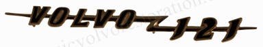 Emblem „Volvo 121“ für Volvo Amazon